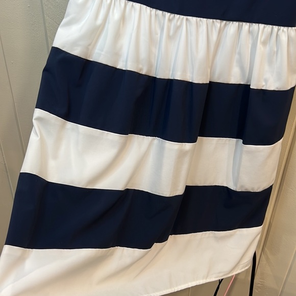 Dressbarn Navy and White Dress great for summer - Picture 4 of 8